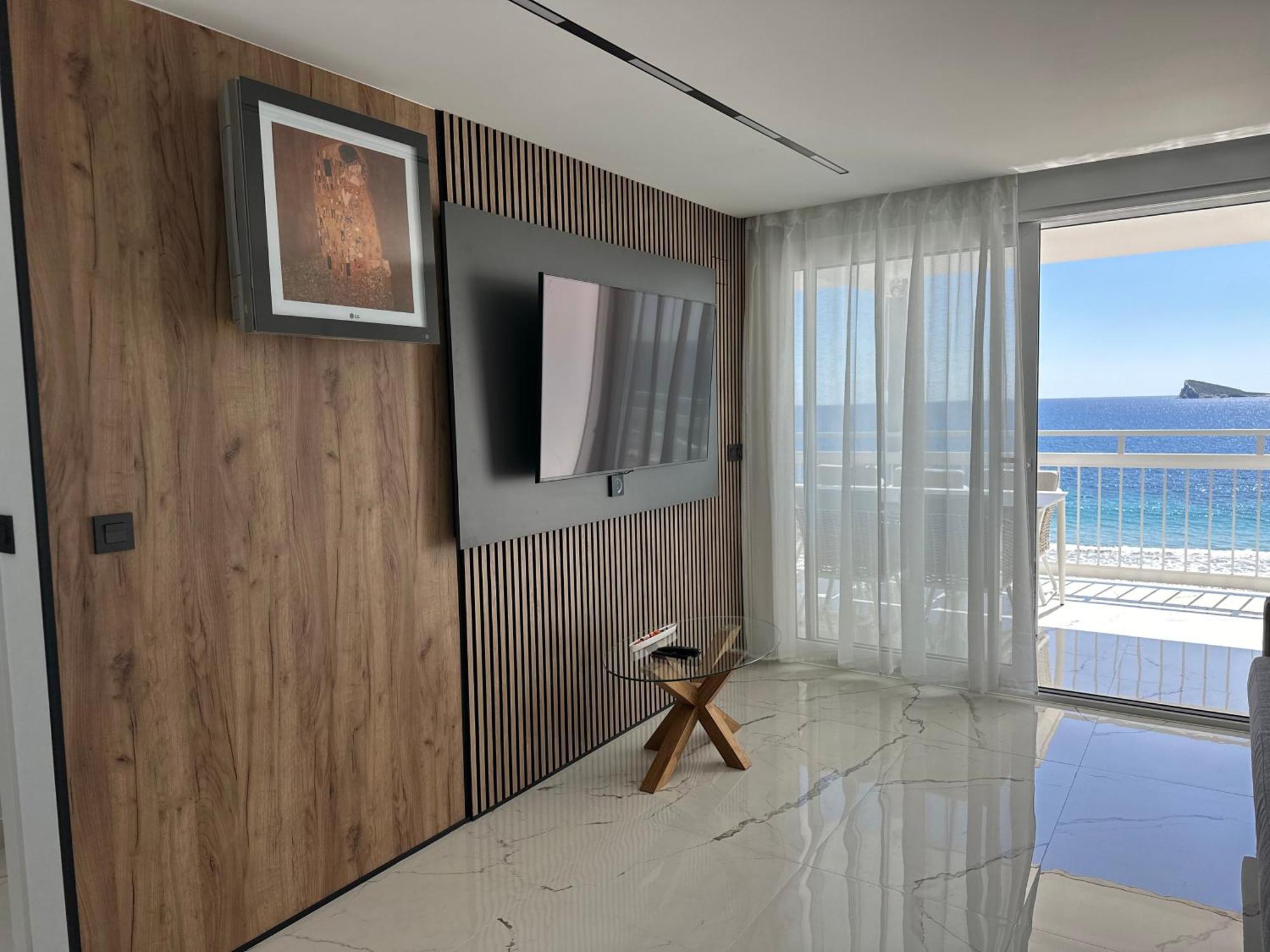 Esmeralda, Benidorm Beachfront Poniente, 1St Line Frontal Seaview, Ocean Terrace מראה חיצוני תמונה